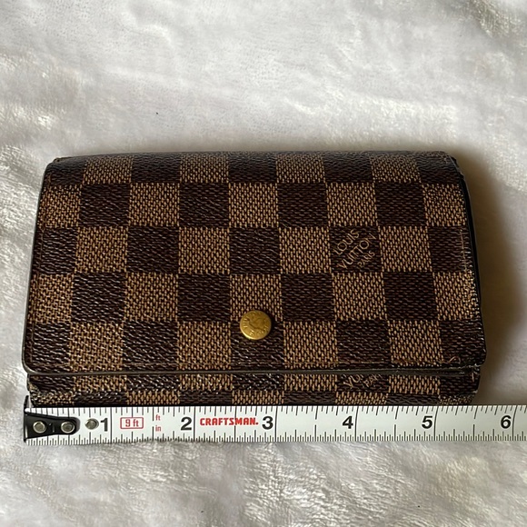 Authentic LV Damier Ebene snap wallet - Picture 3 of 17